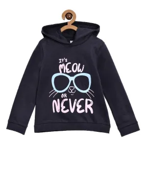 Meow or Never Hooded Sweatshirt