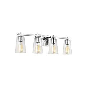 Mercer 29 in. 4 Lights Vanity Light Chrome Finish