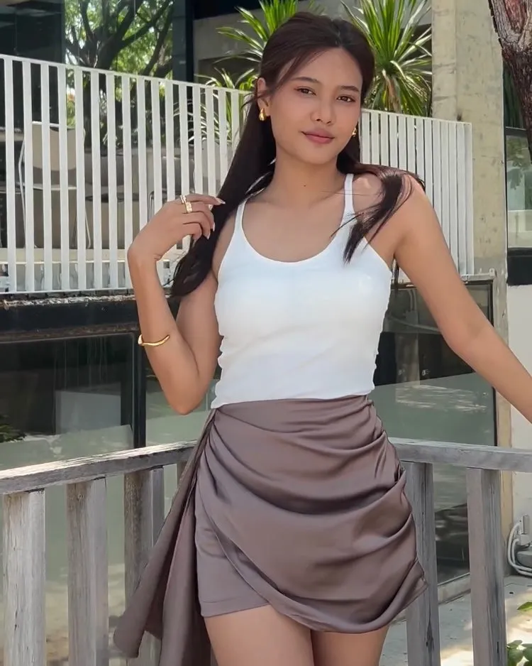 Merci Satin Skirt