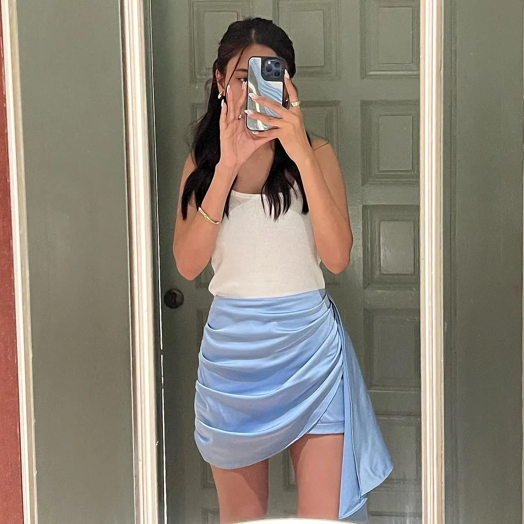 Merci Satin Skirt