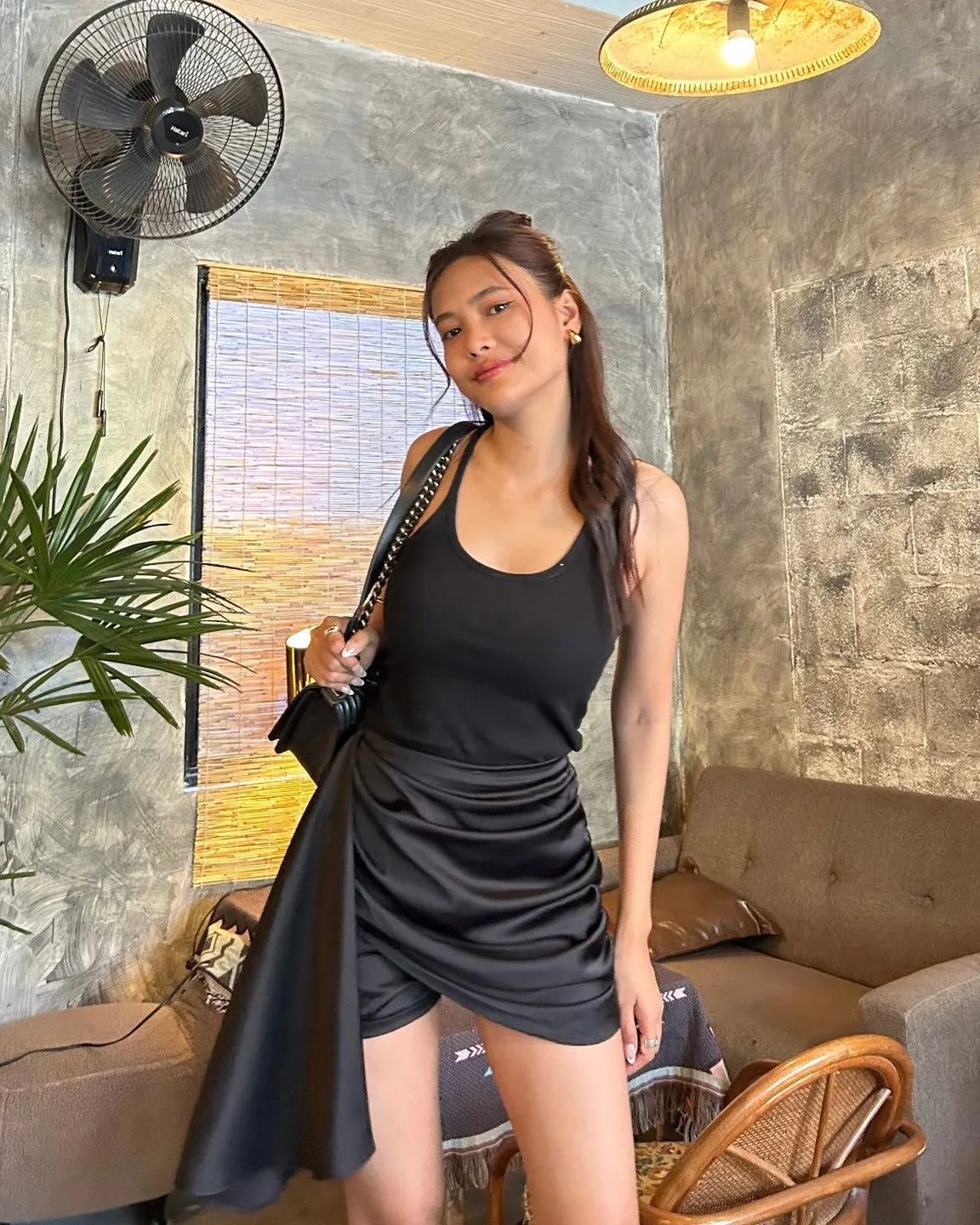 Merci Satin Skirt