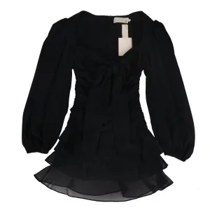 Mergim Lace Cut-Out Detail Tiered Dress. Size 2US