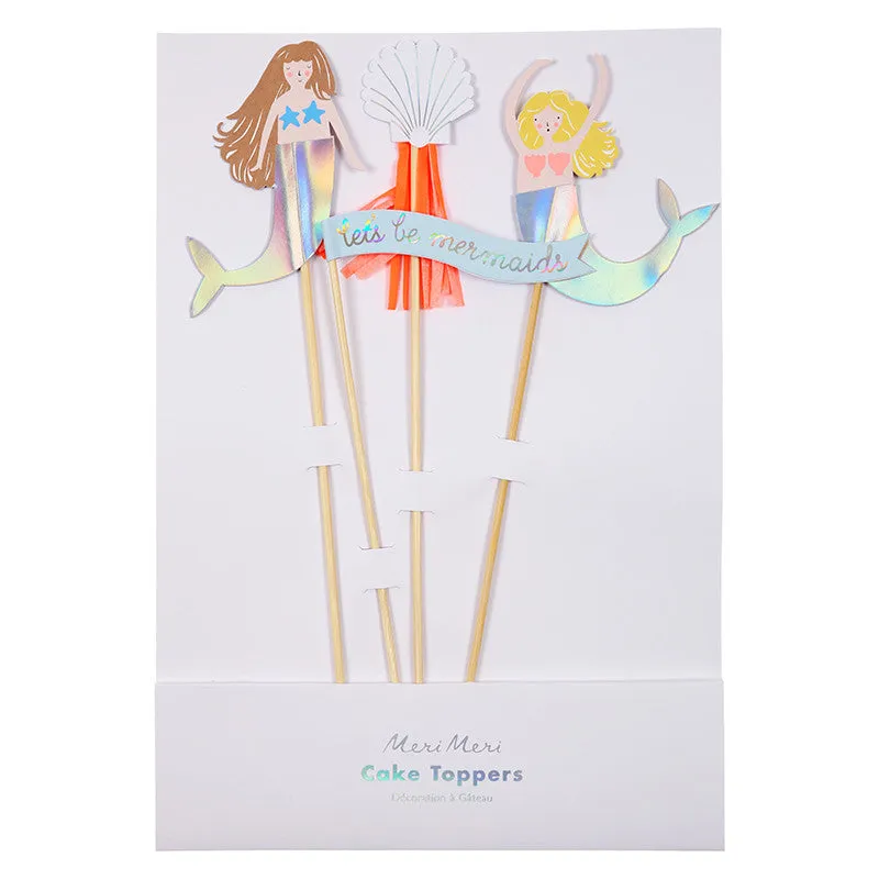 Meri Meri "Let's be Mermaids" Cake Toppers