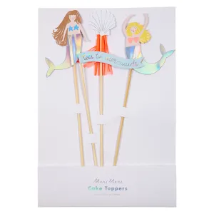 Meri Meri "Let's be Mermaids" Cake Toppers