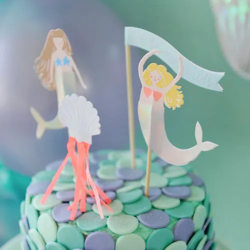 Meri Meri "Let's be Mermaids" Cake Toppers