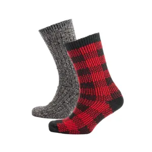 Merino Wool Mix Walking Sock - 2 Pack