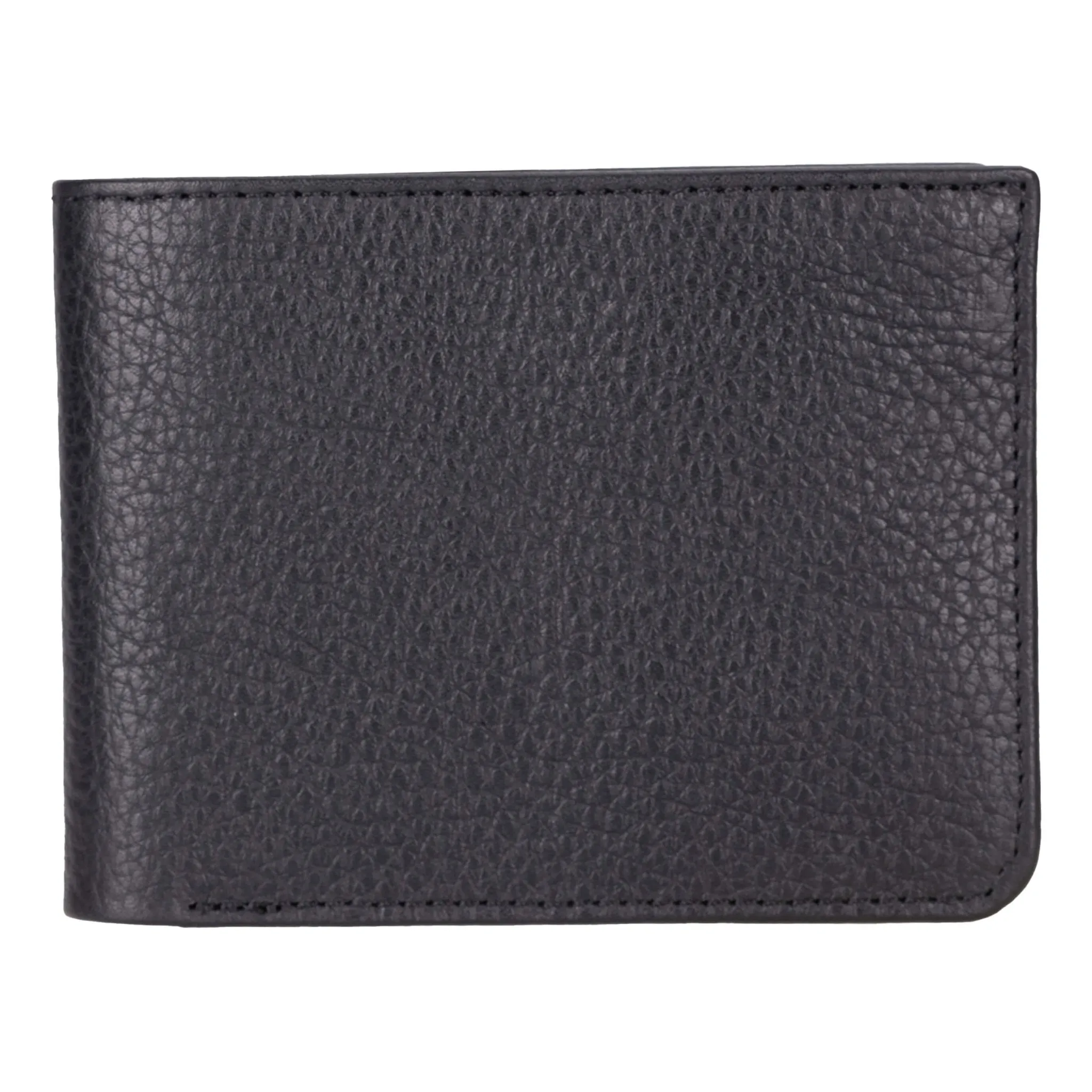 Merlin Bi-Fold Wallet, Pebble Black