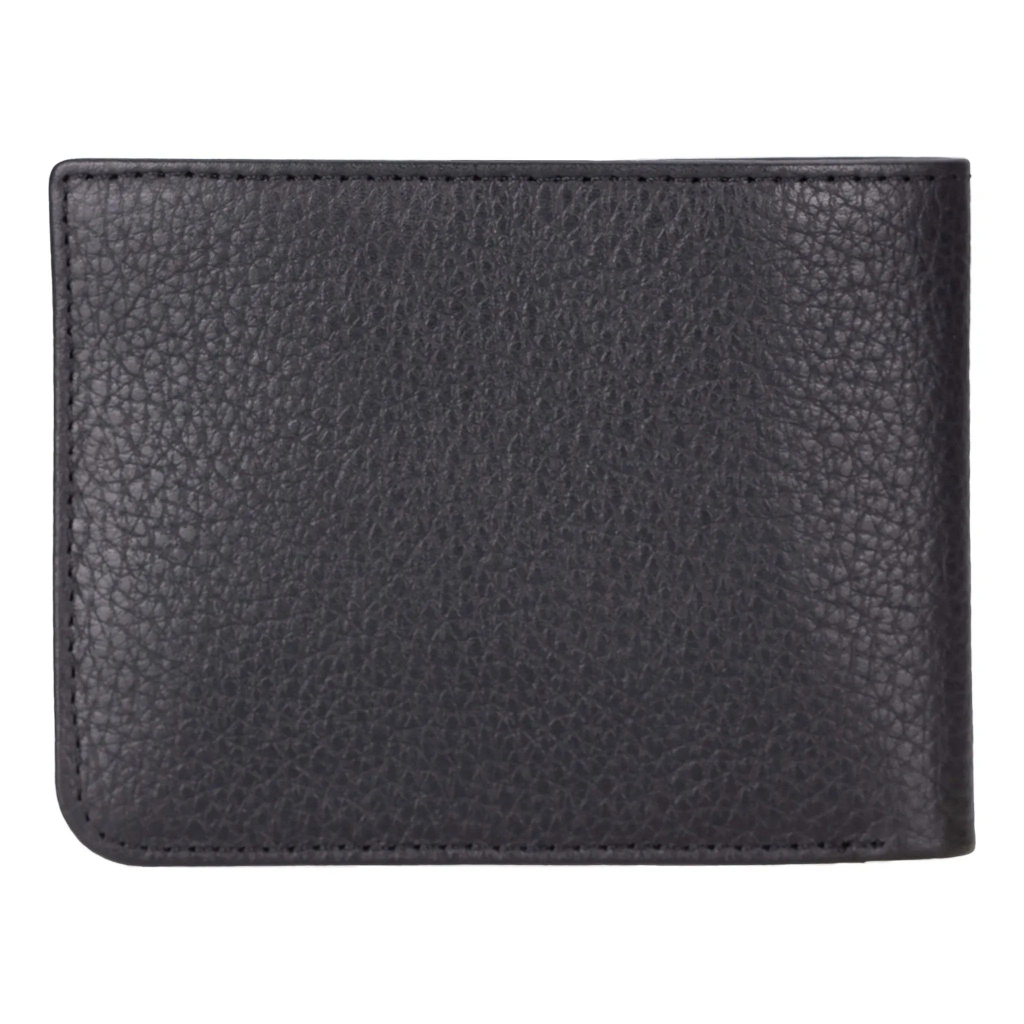 Merlin Bi-Fold Wallet, Pebble Black