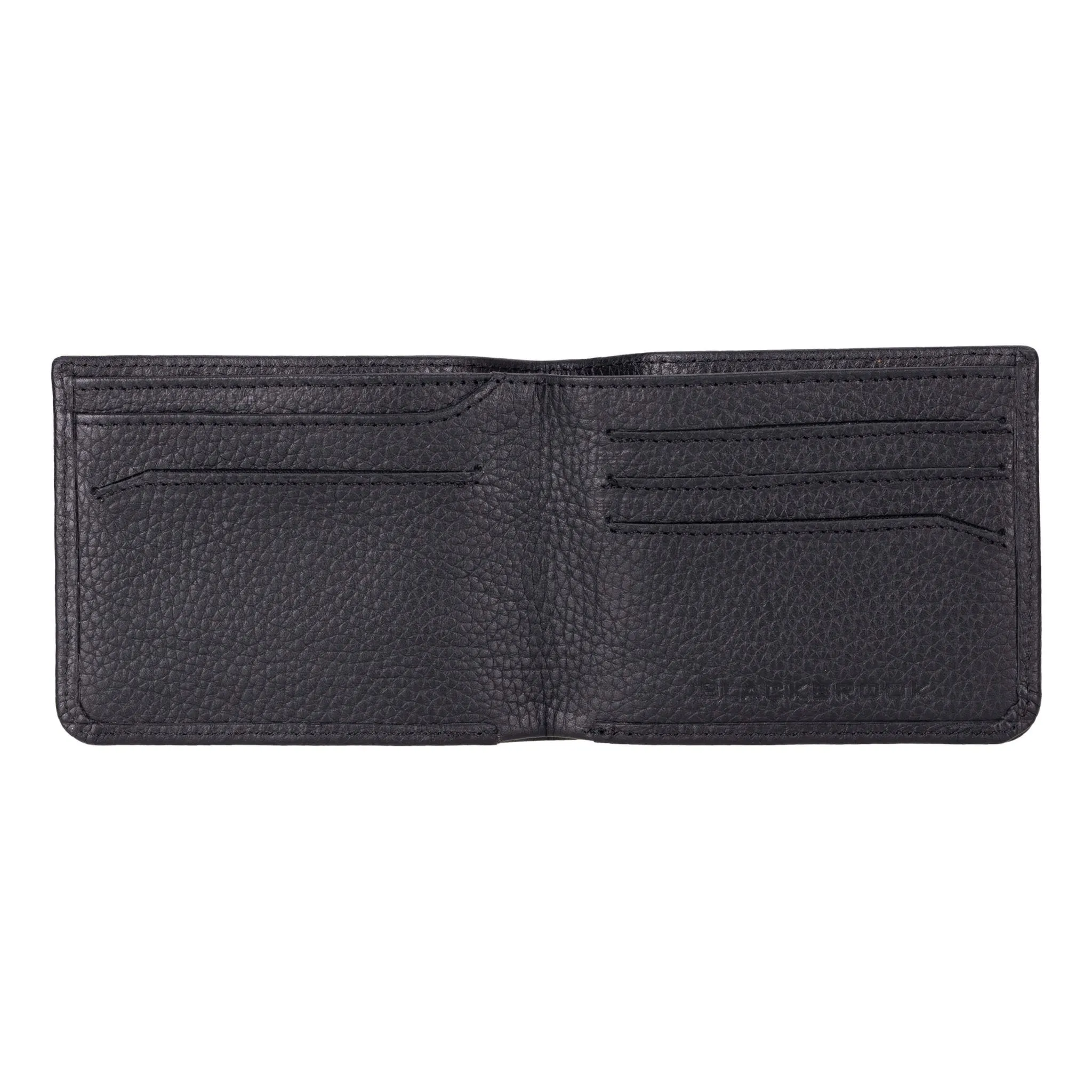 Merlin Bi-Fold Wallet, Pebble Black