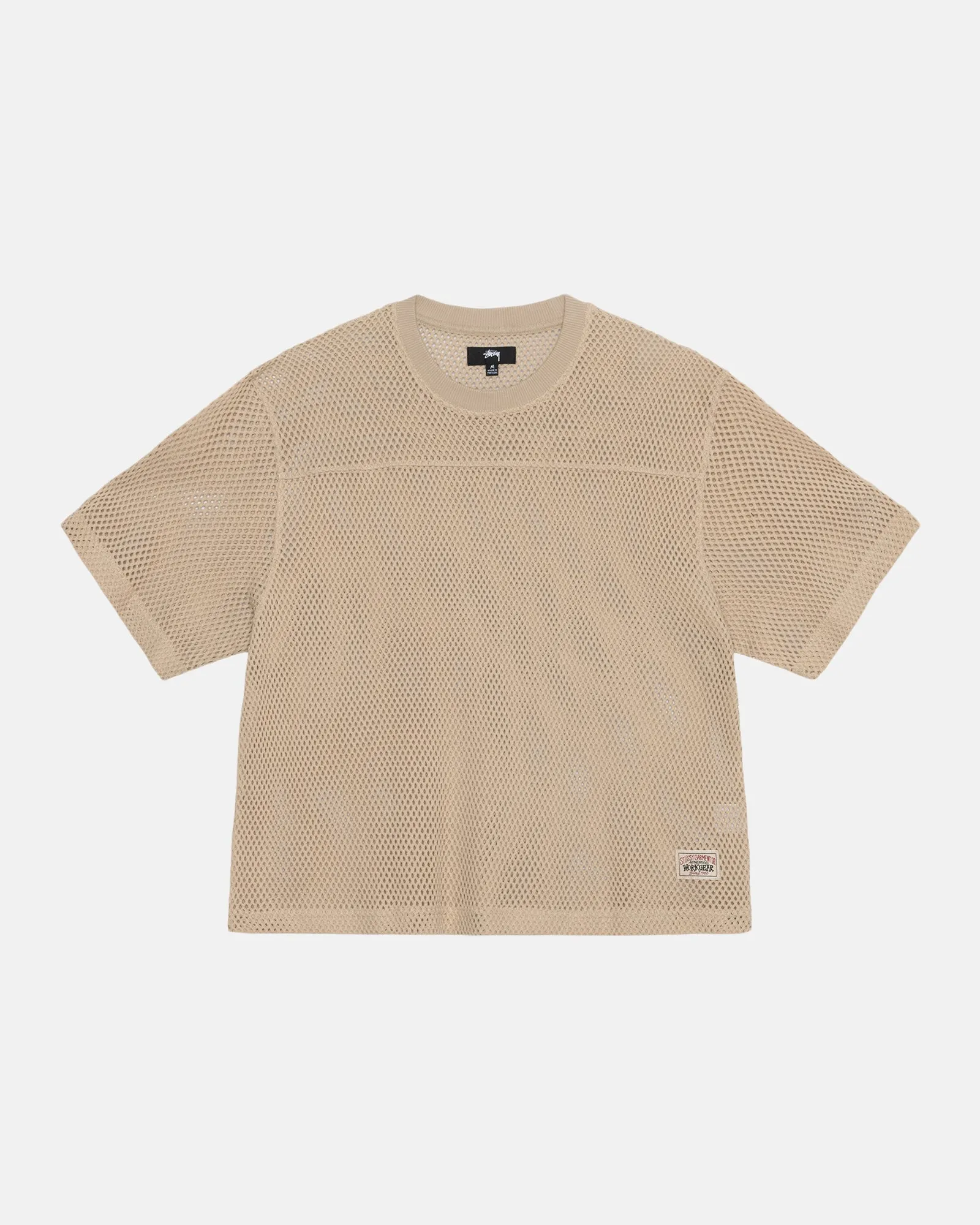 MESH JERSEY CREW