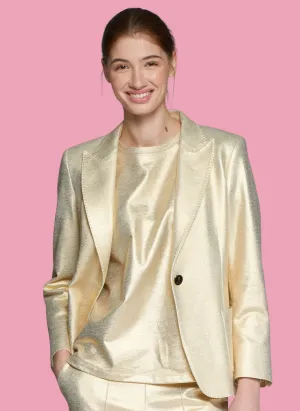 Metallic Gold Blazer