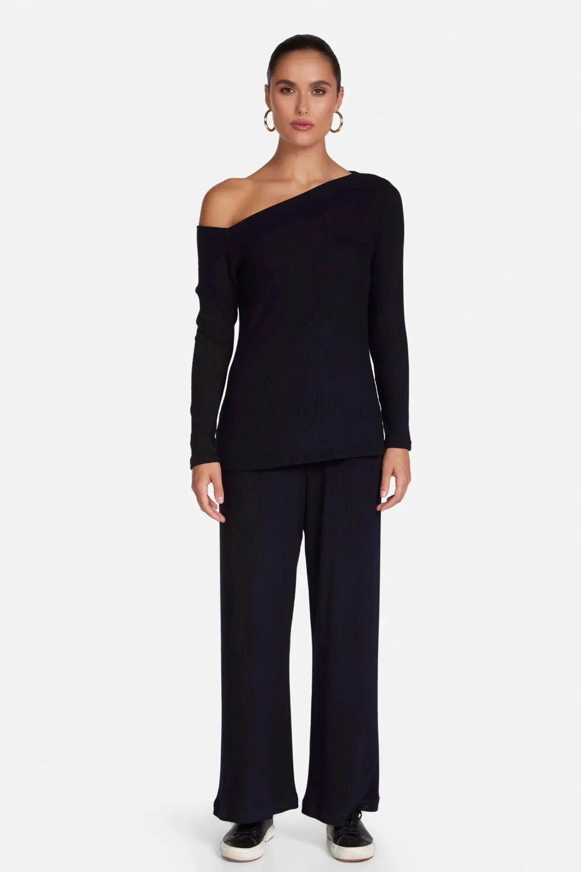 Michael Lauren Maples Off Shoulder Top