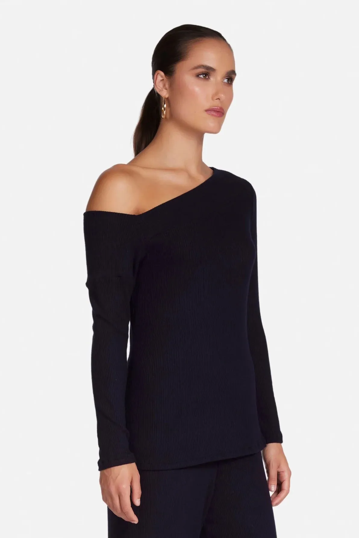 Michael Lauren Maples Off Shoulder Top