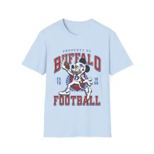 Mickey Buffalo Football Touchdown T-Shirt