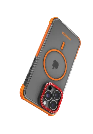 MICRODIA CRYSTAL GEAR™ High Transparency Protective iPhone Case - Orange