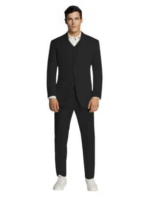 Microfiber Black Suit