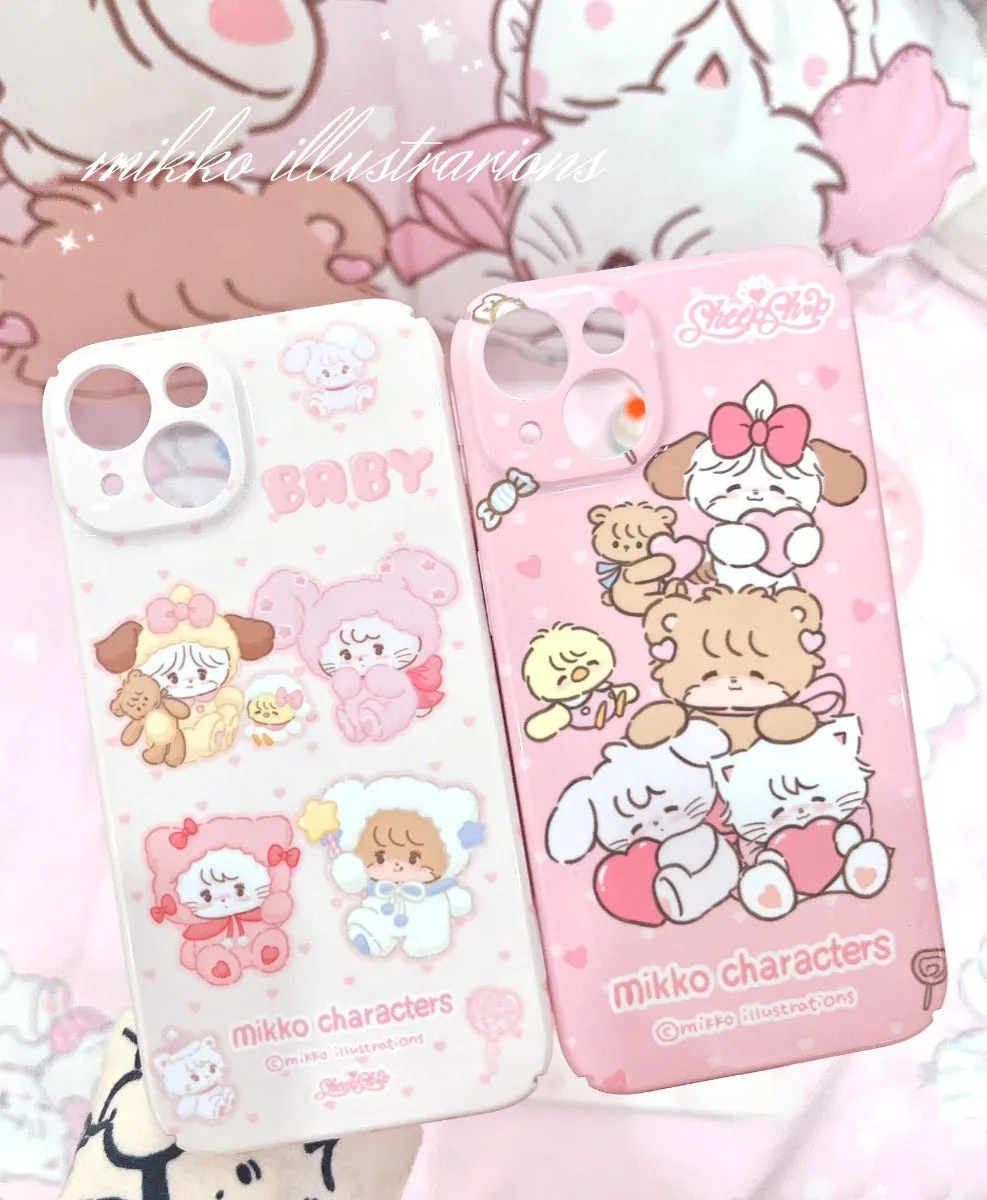 Mikko Print Cute Pink Original Phone Case