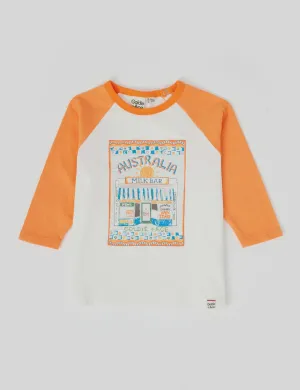 Milkbar Raglan Long Sleeve Top