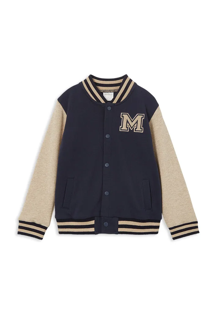 MILKY VARSITY JACKET