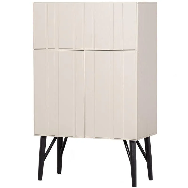 Miller Dust Pine Wood Bar Cabinet