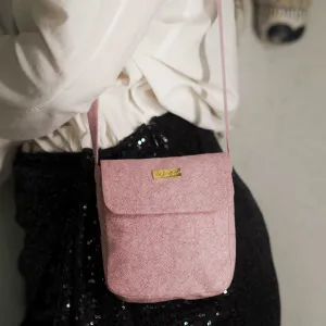 Mineral Dyed Mini Cross Body Coin Purse- Malperi/Mulberry