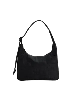 Mini Nylon Shoulder Bag - Black