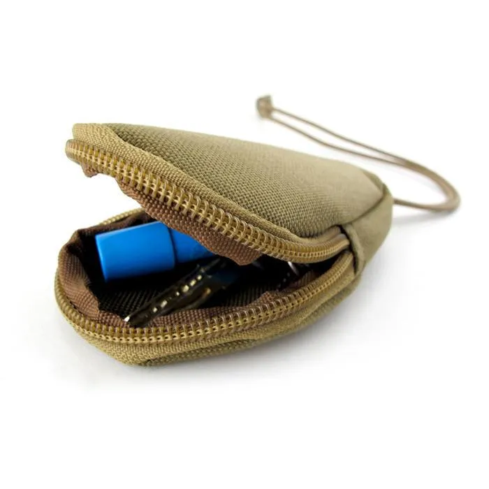 Mini Outdoor EDC Carrying Bag, Portable Travel Coins Purse