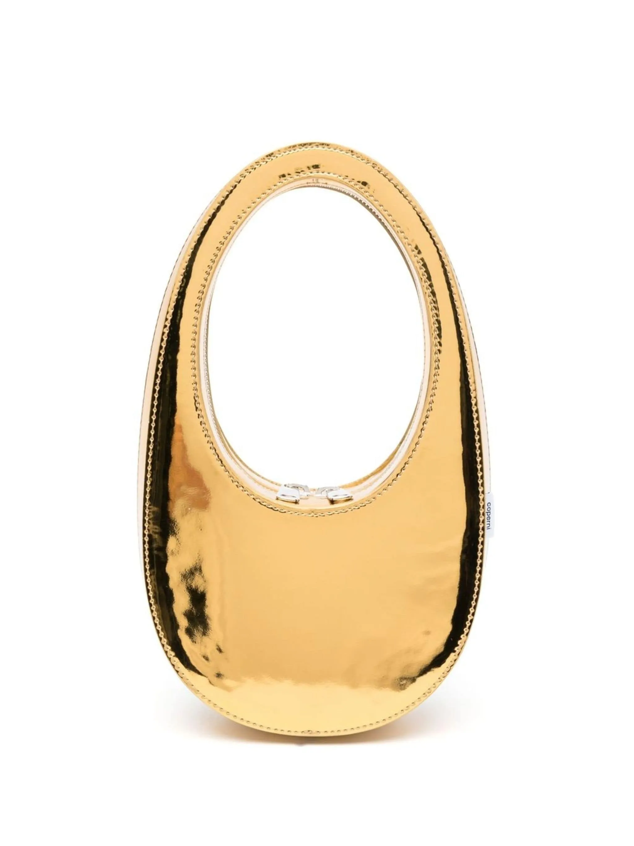 MINI SWIPE FAUX LEATHER TOTE BAG