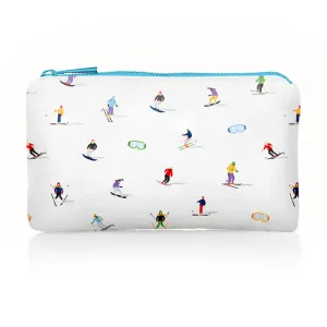 Mini Zipper Pack - Dancing Skiers with Goggles