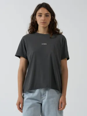 Minimal Thrills Relaxed Tee - Merch Black