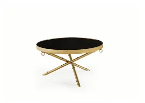 Mirror Gold Cocktail Table