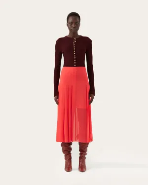 Sharp Pleat Skirt