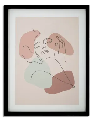 Modern Bohoo Chic Women Canvas Painting