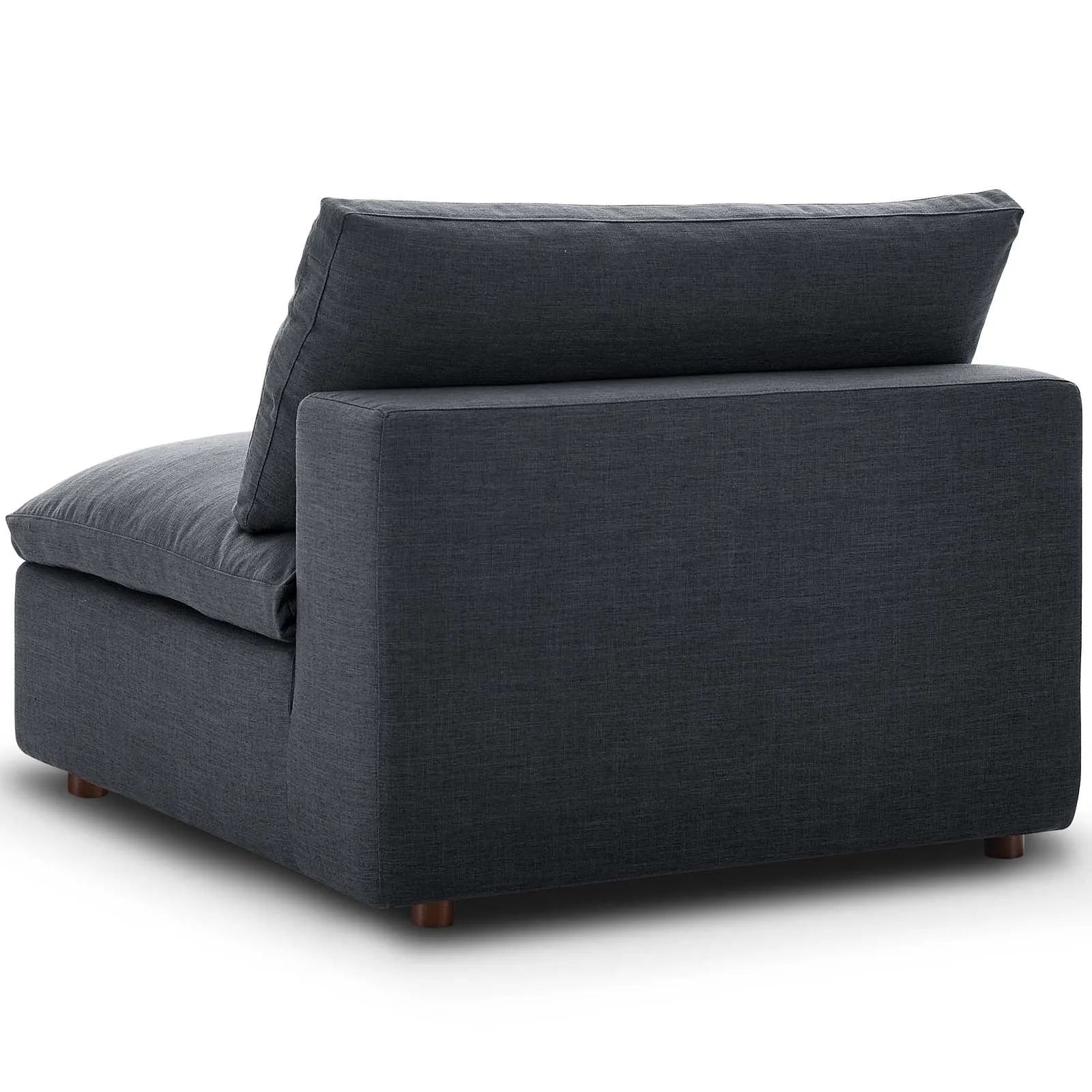 Modern Occasional Commix Down Filled Overstuffed 5 Piece Sectional Sofa Set