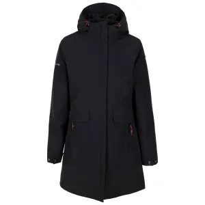Modesty Womens Long Padded Waterproof Jacket in Black