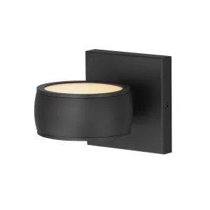 Modular 5 in. Round LED Outdoor Wall Sconce 3000K Black Finish