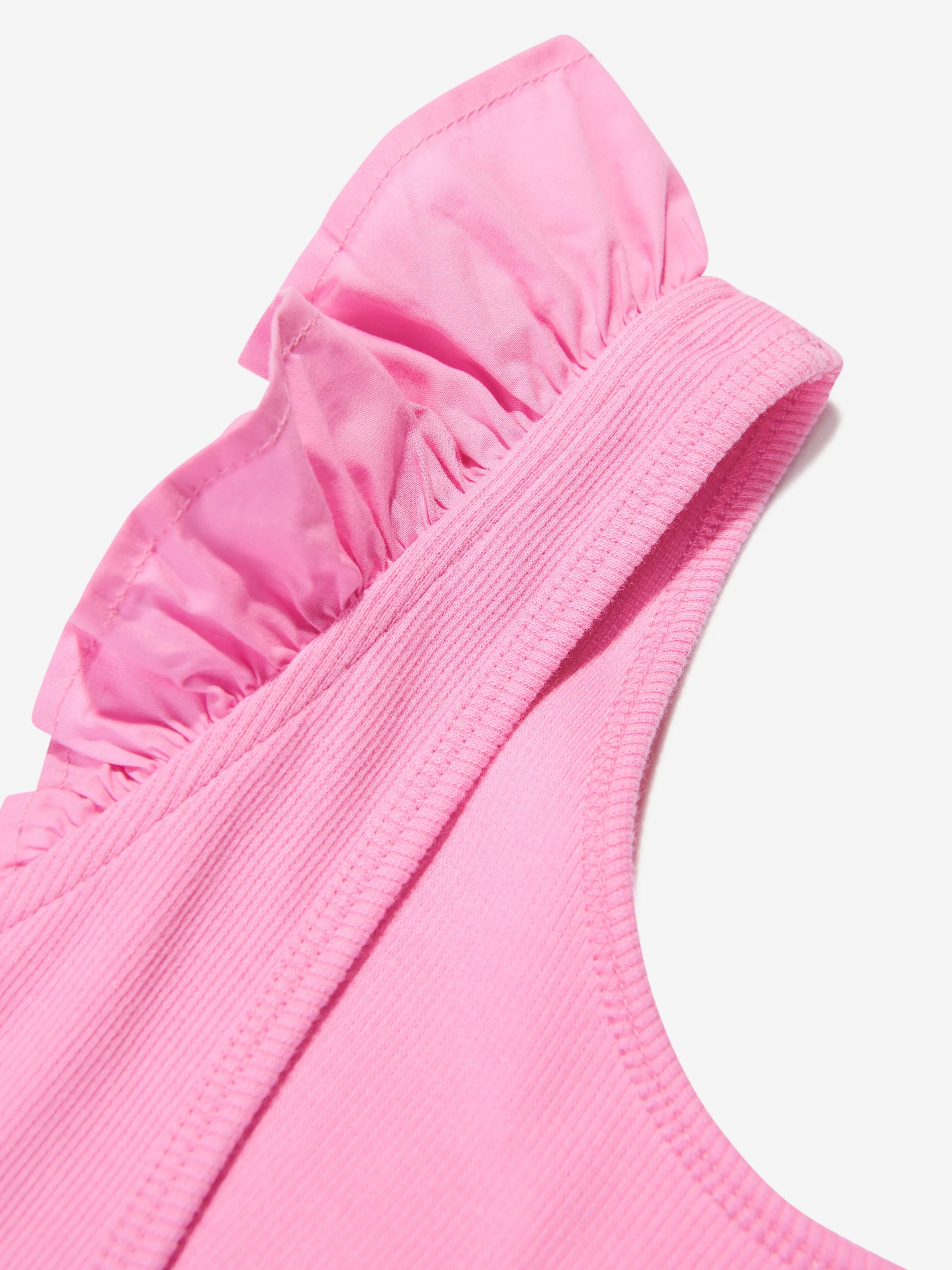 Molo Girls Organic Cotton Cloudia Dress In Pink