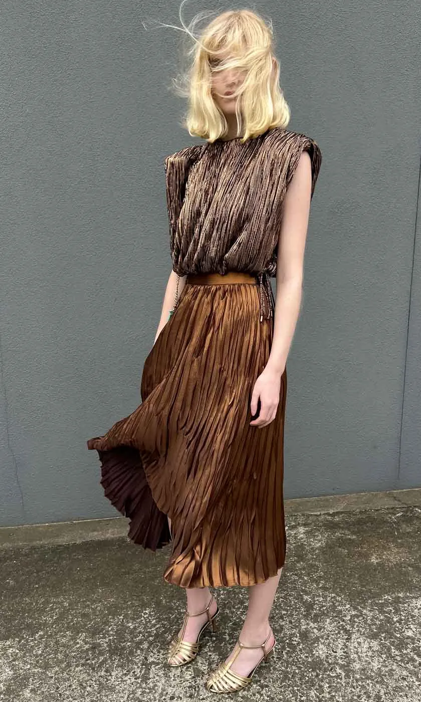 Momoni Chiffon Avril  Skirt
