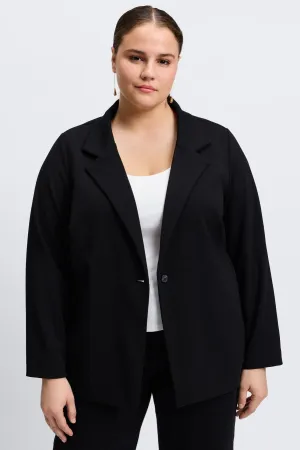 Morgan Plus Knit Crepe Blazer