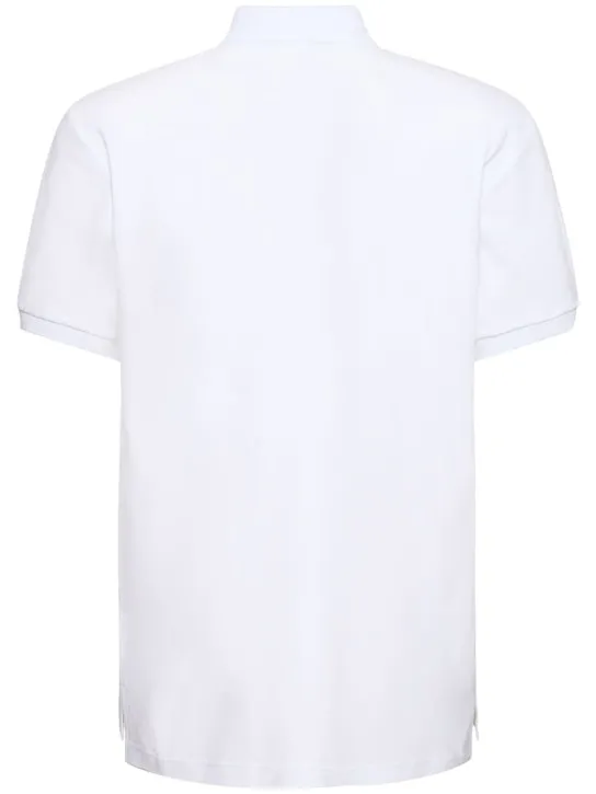 Moschino   Heart embroidery polo 