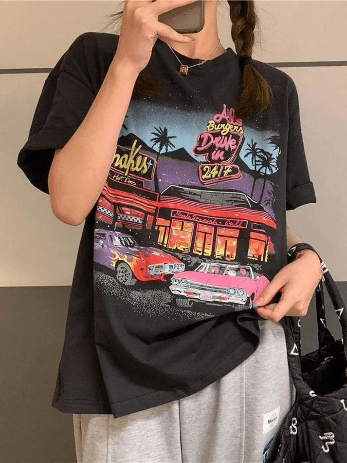 Motel Graphic Short Sleeve Tee