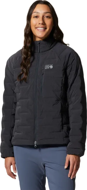 Mountain Hardwear Women&#x27;s Stretchdown Jacket Dark Storm | Buy Mountain Hardwear Women&#x27;s Stretchdown Jacket Dark Storm here | Outnorth