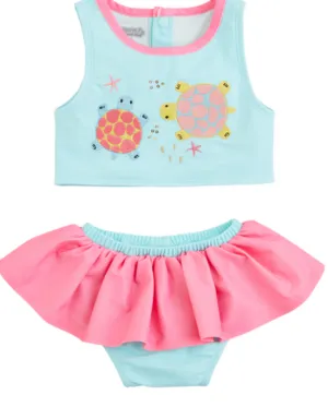 Mud Pie - Turtle Applique 2PC Swimsuit