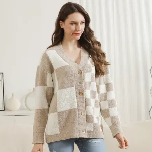 MULTI CHECKERED CARDIGAN