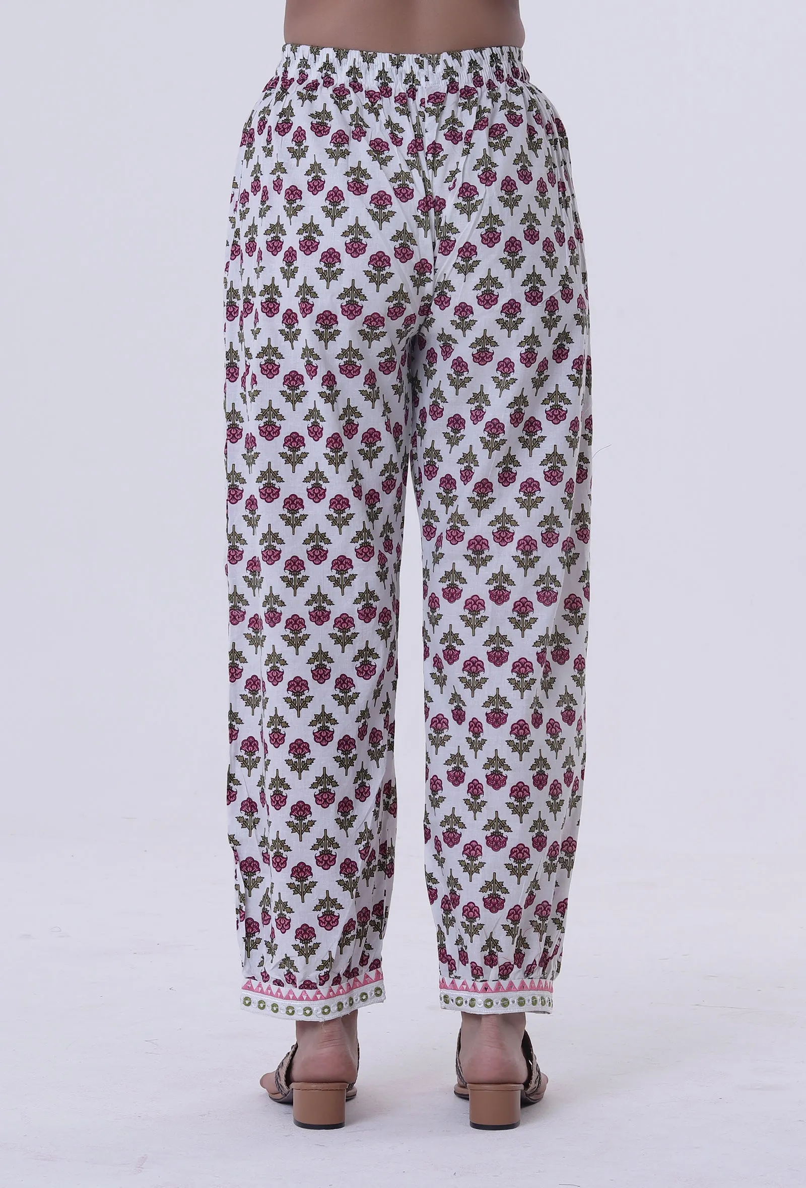 Multicolored Cotton Pant