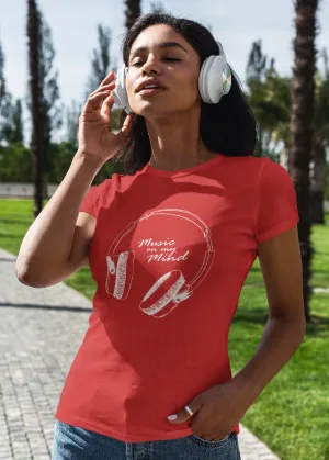 Music on my mind Women Half Sleeve T-Shirt