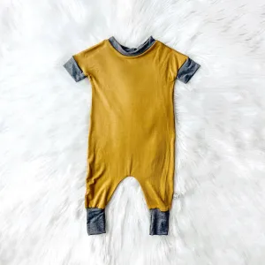 Mustard Tee Romper