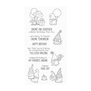 My Favorite Things Clear Stamps 4"x 8" - Happy Birthday to My Favorite Gnomie*