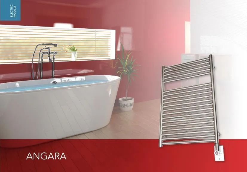 Myson Contemporary Designer Angara ERR1 Hardwired Towel Warmer - 21"w x 36"h