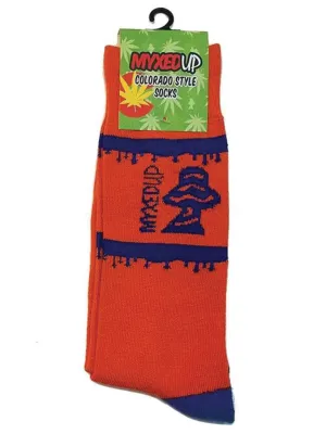 Myxed Up Colorado Style Socks